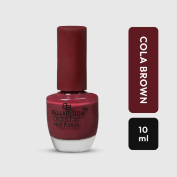 Cola brown nail polish bottle