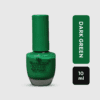 Dark green nail polish bottle