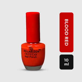 blood red nail polish bottle