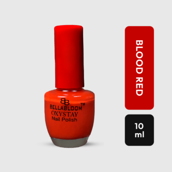 Blood Red nail polish long lasting