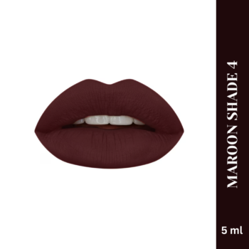 Maroon Liquid Matte Lipstick Shade 4
