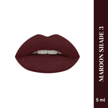 Maroon Liquid Matte Lipstick Shade 3