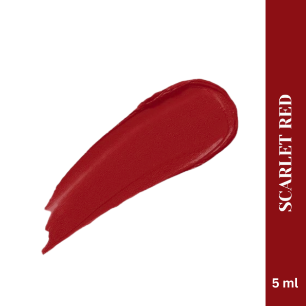 scarlet red liquid matte lipstick