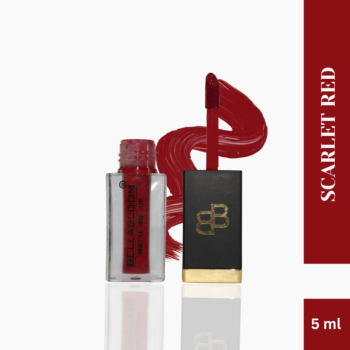 scarlet red liquid matte lipstick