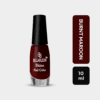 Burnt Maroon nail polish color bottle