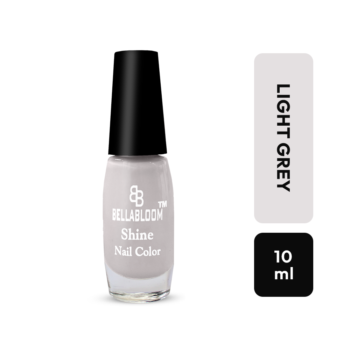 Soft Light Grey Nail Polish liquid bottle 10ml