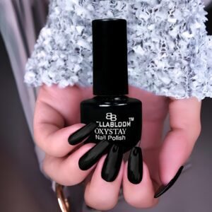 black nail polish