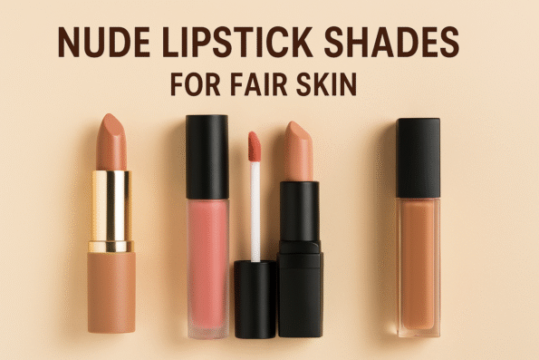 Nude lipstick shades for Indian skin tone – pink, brown, and matte options”