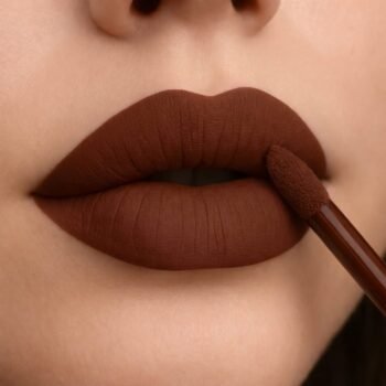dark brown lipstick